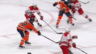 Strome redirects shot to score first as an Oiler