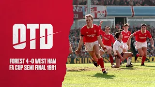 OTD: Forest 4-0 West Ham (14.04.91.) full match replay