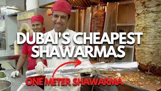 Dubai on a Budget: Searching for Dubai's CHEAPEST Shawarma #shawarma #dubaistreetfood #dubai