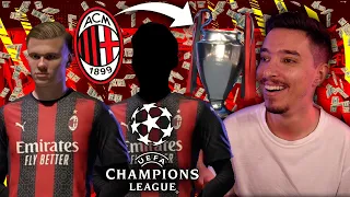 TRANSFER 1 JUCATOR PE SEZON LA AC MILAN PANA CASTIG CHAMPIONS LEAGUE !!! FIFA 21 ROMANIA !!!