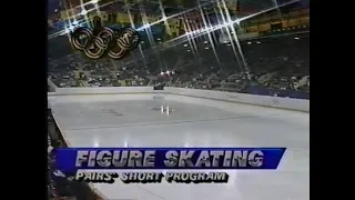 Pair's Short Program - 1988 Calgary Winter Olympic Games, Figure Skating (US, ABC)