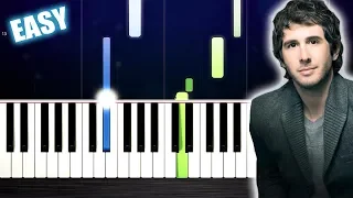 Josh Groban - You Raise Me Up - EASY Piano Tutorial by PlutaX