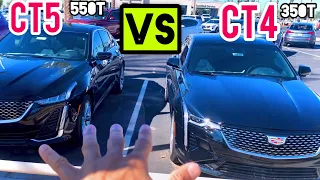 New Cadillac Ct4 Vs Ct5 // A Close Look At the Differences Between Ct4 & ￼Ct5  #cadillac #ct5 #ct4