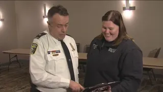 Chillicothe dispatcher honored for saving Ross County deputy's life
