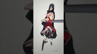 Itachi X Sakura Fusion Design- Gender Swap Art