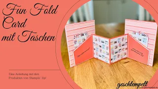 Fun Fold Card mit Taschen - eine Anleitung mit den Produkten von Stampin´Up!