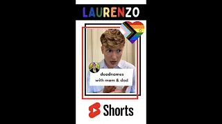 🏳️‍🌈deadnames with mom & dad #shorts #lgbtq Follow Me on YouTube!🙌