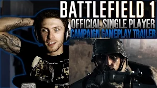 Vapor Reacts #63 | Battlefield 1 Official Single Player Campaign Gameplay Trailer REACTION!! - OMG!!