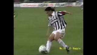 【ロベルト・バッジョ】ユヴェントス時代　プレイ集　全盛期のバッジョ　バロンドール受賞年    Roberto Baggio JUVENTUS  Skills&Goals