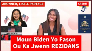 Moun Biden Yo Fason Ou Ka Jwenn REZIDANS OZETAZINI #haiti #okap #parole #uscis #ytshorts #haitian