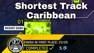 Asphalt 9 - Caribbean, Shortest Tracks - Resort Dash, Hell Vale, Hotel Road - Career Location