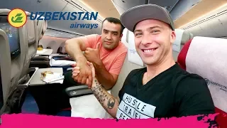 UZBEKISTAN AIRWAYS Economy Class REVIEW | New York City to Tashkent, Uzbekistan