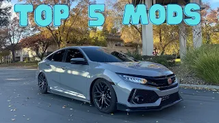 TOP 5 MODS EVERY 10TH GEN SI OWNER SHOULD DO