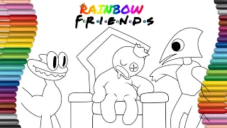 RAINBOW FRIENDS Pages / Color all the bosses + Ending Chapter  8 / NCS MUSIC