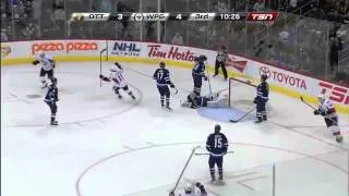 Winnipeg Jets vs Ottawa Senators Highlights 11 29 11   spezza