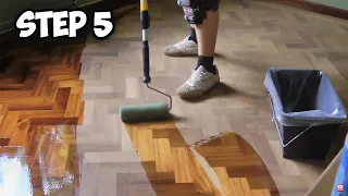 Parquet Floor Restoration (EPIC TRANSFORMATION)