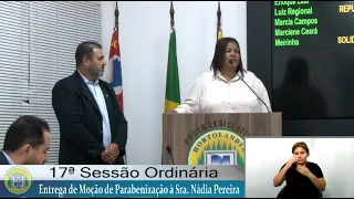 27/05/2024 - 17ª Sessão Ordinária da 3ª Sessão Legislativa da 8ª Legislatura