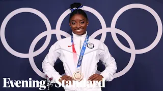 Simone Biles: mental health 'should be talked about a lot more especially with athletes'