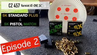 CZ 457 AT-ONE - SK Standard Plus and SK Pistol Match Ammo accuracy @ 50 Yards