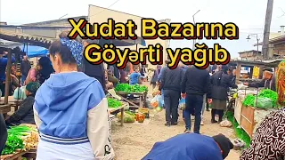 Xudat bazarı - Bazara eləbil göyərti yağmışdı - Xudat bazarı qiymətlər