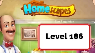 Homescapes Level 186 - No Boosters