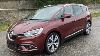 Осмотр Renault Grand Scenic 4, 2018г.в., 1.5-110л.с., Diesel, AMT-EDC, без пробега по РФ. Псков.