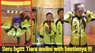 KESERUAN TIARA ANDINI MAIN SKYDIVING BARENG BESTIENYA NIH !!!