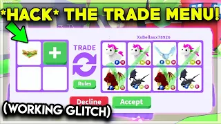 *SECRET* Trade Screen GLITCH - Duplicate & Steal Pets // Adopt Me