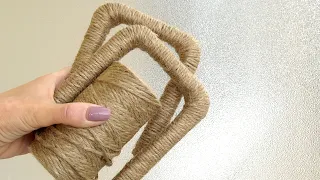 МНОГО ШИКАРНЫХ поделок ИЗ ДЖУТА своими руками / 4 Jute Craft idea