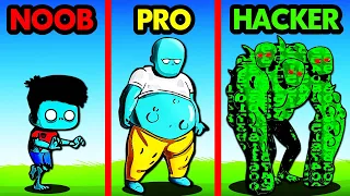 NOOB vs PRO vs HACKER ZOMBIE