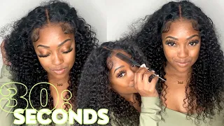 30-Seconds! Install this Glueless Pre-Cut Lace Wig with Ease| Beginner-friendly ft. Unice Hair