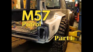 [Part 1] Nissan Patrol GQ widebody build ✅️  Nissan Y60 BMW M57 Powered‼️offroad