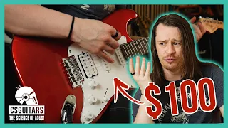 Can a CHEAP Guitar Be GOOD? | Donner DST-100R Beginner Bundle