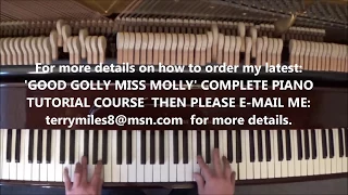 BEST GOOD GOLLY MISS MOLLY PIANO TUTORIAL ON YOUTUBE