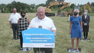 Premier Ford makes an announcement in Mississauga | July 21