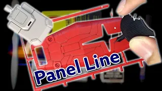 [CC.]Tip 6:How to panel line gunpla for beginner/ตัดก่อนต่อหรือต่อก่อนตัด