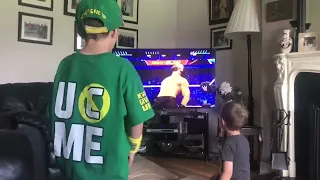Kid's reaction to John Cena's loss against Roman Reigns at WWE Summerslam 2021 😂😂