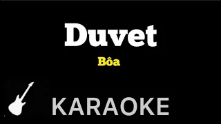 Bôa - Duvet | Karaoke Guitar Instrumental