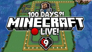 Will we hit 100 DAYS survived with only half a heart?! | Minecraft Half Hearted Hardcore [LIVE]