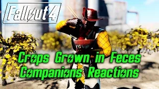 Fallout 4 - Crops Grown in Feces - All Companions Reactions to All Answers