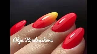 Укрепление ногтей акрилатиком/летний яркий маникюр 💅🏼