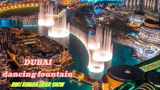 The AMAZING DubaiFountain & Burj Khalifa Laser Show BEST Views {4k}