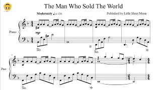 The Man Who Sold The World by David Bowie (Piano Solo/Sheets)