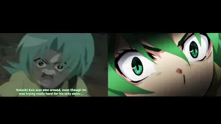 Higurashi no naku koro ni 2020 vs. 2006 anime- Mion/Shion shakes ladder scene -comparision