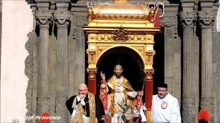 Viagrande (CT) 15 Gennaio 2019 Festosa Uscita dalla Chiesa Madre del Simulacro di San Mauro Abate