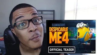 Despicable Me 4 - Official Big Game Teaser Trailer REACTION!