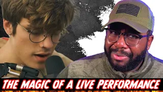 CAN HE ACTUALLY SING??? | brakence - rosier (Stripped Down Live) | (REACTION!!!)