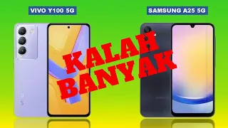 VIVO Y100 5G VS SAMSUNG A25 5G || Ada yang KALAH banyak...