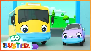 Buster Gets Sick - Wash Your Hands | Go Buster | Baby Cartoons | Kids Videos | ABCs and 123s