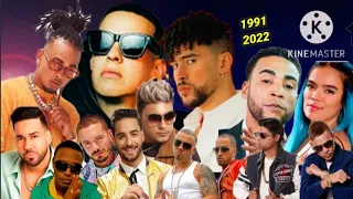 EVOLUCIÓN DEL REGGAETON 1991- 2022